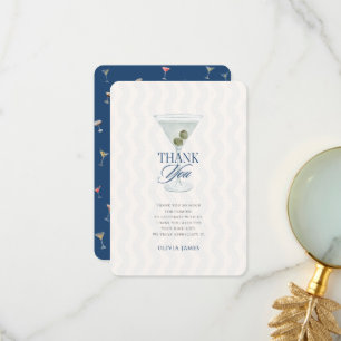 Carte De Remerciements Baby shower chic pour un garçon