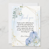 Carte de remerciements Baby shower Citrouille de c (Devant)