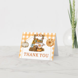 Carte De Remerciements Baby shower Citrouille localement développé