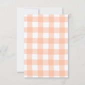 Carte De Remerciements Baby shower d'amour (Dos)