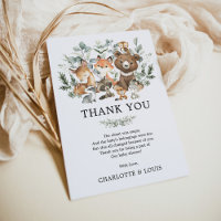 Baby shower d'animaux de bois de verdure moderne