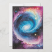 Carte De Remerciements Baby shower d'astrologie du cristal céleste (Dos)