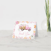 Baby shower d'automne de petit Citrouille Pink Tru
