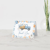 Baby shower d'automne du petit Citrouille Blue Tru