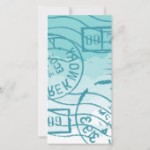 Carte De Remerciements Baby shower d'avion (Dos)