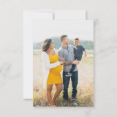 Carte De Remerciements Baby shower de bois de Beary Cute (Dos)