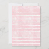 Carte De Remerciements Baby shower de cerfs roses rustiques (Dos)