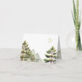 Carte De Remerciements Baby shower de champignons des bois (Dos)