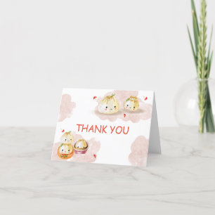 Carte De Remerciements Baby shower De Champignons Doux