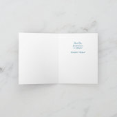 Carte De Remerciements Baby shower de chien taureau Pit (Intérieur)