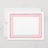 Carte De Remerciements Baby shower de fille rose amante (Dos)