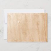 Carte De Remerciements Baby shower de Fleur sauvage Boho Terracotta (Dos)