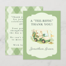 Baby-Shower de Golf Vert Sauge