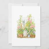 Carte De Remerciements Baby shower de jardin Peter Rabbit (Dos)