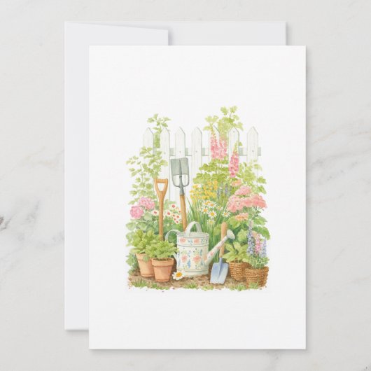 Carte De Remerciements Baby shower de jardin Peter Rabbit (Dos)