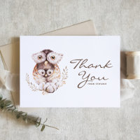 Baby shower de la forêt de la Chouette-mère et de