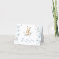 Baby shower de lapin bleu