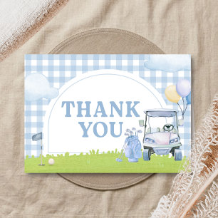 Carte De Remerciements Baby Shower de Little Putter Golf