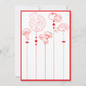 Carte De Remerciements Baby shower de livraison spéciale Pizza (Dos)