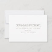 Carte De Remerciements Baby shower de script de flou de prairie souple (Dos)