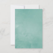 Carte De Remerciements Baby shower de verdure Pastel Blush (Dos)