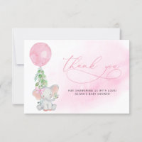 Baby shower d'éléphant d'Eucalyptus rose