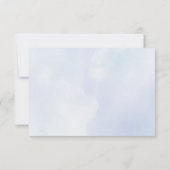 Carte De Remerciements Baby shower des éléphants d'hiver (Dos)