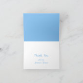 Carte De Remerciements Baby shower des petits Citrouilles (Intérieur)