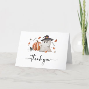 Carte De Remerciements Baby shower d'Halloween