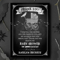Baby shower d'Halloween vintage