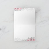 Carte De Remerciements Baby shower d'hiver (Intérieur)