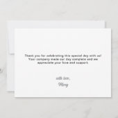 Carte De Remerciements Baby shower Dinosaur (Dos)