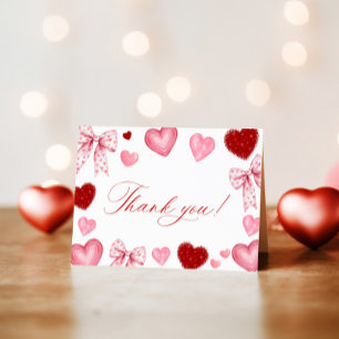 Carte De Remerciements Baby Shower Douce Petite Chérie, Baby Shower
