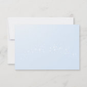 Carte De Remerciements Baby shower du message Ours mou (Dos)