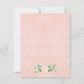 Carte de remerciements Baby shower Eléphant Chalkb (Dos)