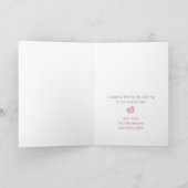 Carte de remerciements Baby shower Elephant Hearts (Intérieur)