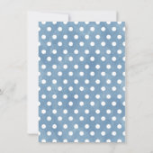 Carte de remerciements Baby shower éléphant vers l (Dos)