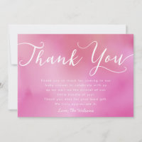 Baby shower en lettres de manuscrit de main rose