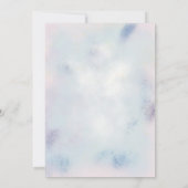 Carte De Remerciements Baby shower Fairytale Pony Stars Pink Balloons (Dos)