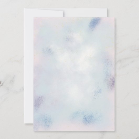 Carte De Remerciements Baby shower Fairytale Pony Stars Pink Balloons (Dos)