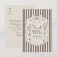 Baby Shower Fantaisiste sur le thème du Café