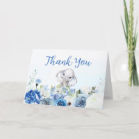 Baby shower Floral Bleu Petite Arachide