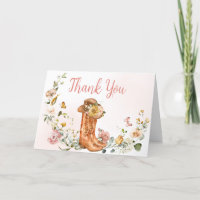 Baby shower Floral Little Cowgirl