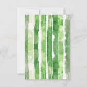 Carte De Remerciements Baby shower fraise (Dos)