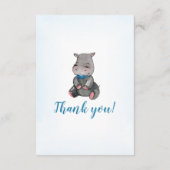 carte de remerciements baby shower | Garçon | Hipp (Dos)