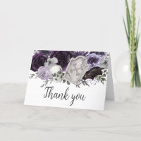 Baby shower gothique floral pourpre