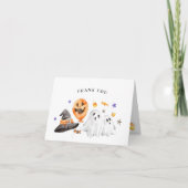 Carte de remerciements Baby shower Halloween (Devant)