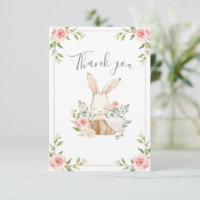 Baby shower lapin à lapin rose