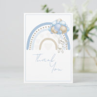 Baby shower lapin lapin arc-en-ciel bleu