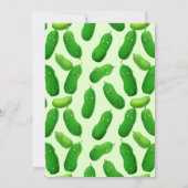 Carte De Remerciements Baby shower lunique vert de chaudières (Dos)